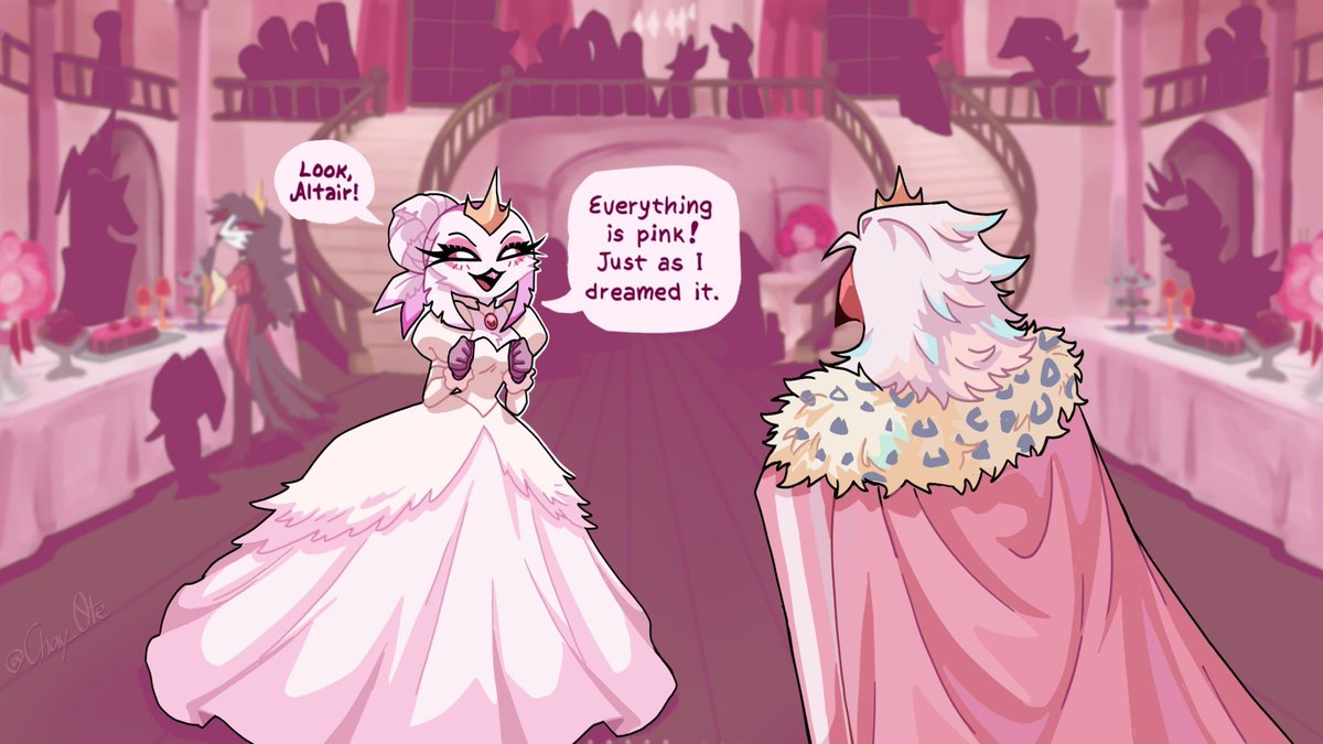 Chay_0te's tweet photo. He would have supported her in having a pink themed wedding 💒 

Oc: @Be1e2e3e4 https://t.co/Q71lUzbj3H