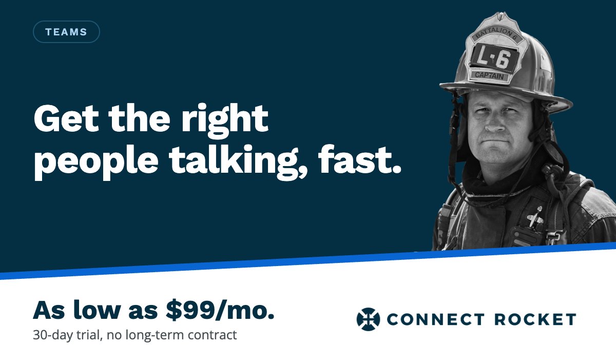 ConnectRocket's tweet photo. When an incident escalates, the first thing you need is the right people on the same call.

Connect Rocket Teams puts your key decision makers on one call in seconds, with no dial-in numbers or passcodes. 📞

Start a 30-day trial with a demo — link in our bio. https://t.co/y9inxWOzdY