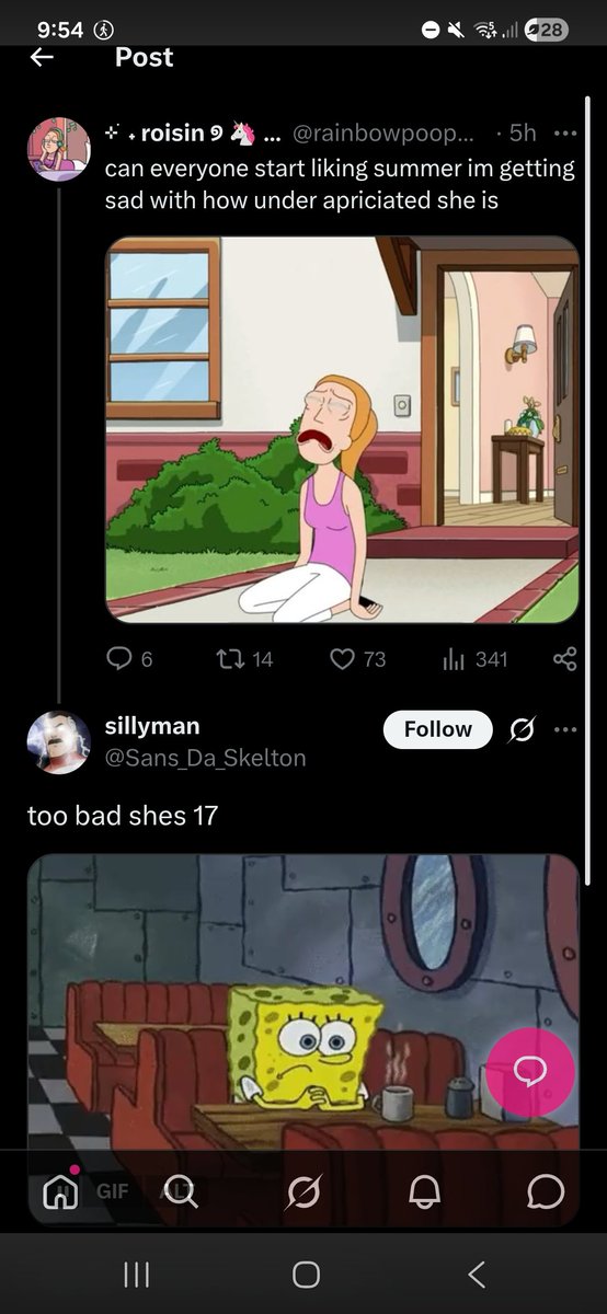 rainbowpoop420's tweet photo. men deadass only view women as things to sexualise and masturbate to its genuinely sad https://t.co/I3Hq8gtUoO