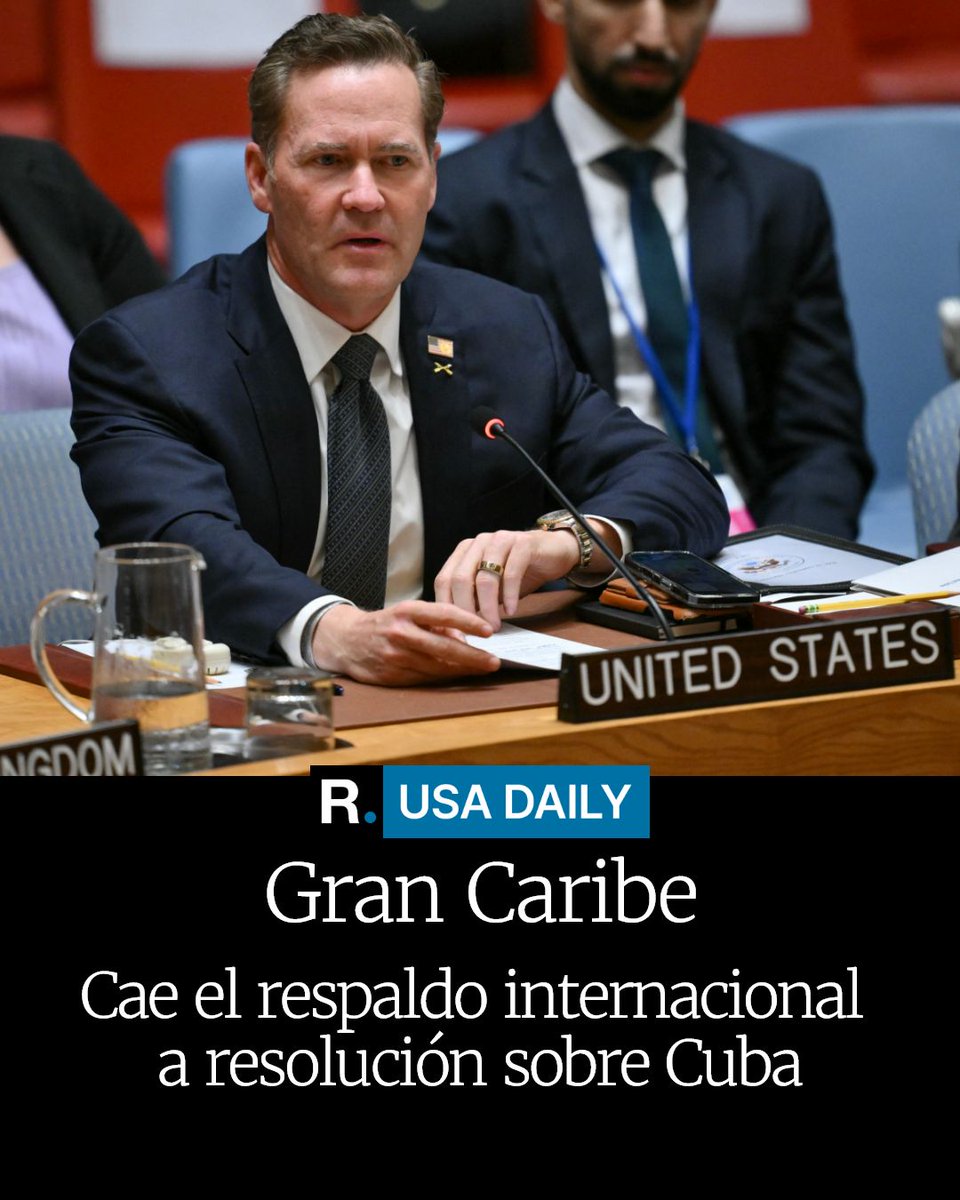 Republica_Miami's tweet photo. 🇨🇺🌎 La resolución sobre Cuba enfrenta un respaldo internacional menor. La edición de hoy de USA Daily examina cómo la votación en la ONU refleja cambios en las posiciones diplomáticas frente al embargo y por qué el resultado podría revelar el alcance de la influencia de Washington sobre sus aliados.

📩 Suscríbete en https://t.co/IJKlEfGkP8 
#USADaily #GranCaribe