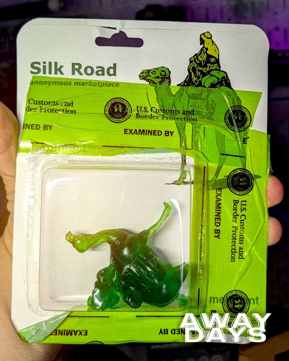 Jake_Hanrahan's tweet photo. 🐪 One of our Away Days customers had his Silk Road merchant “inspected” at the US border. They wrecked the item but also made it a one-of-one special edition. Thanks, US customs.

https://t.co/8l51vSi8eL https://t.co/X9UVpV7HLo
