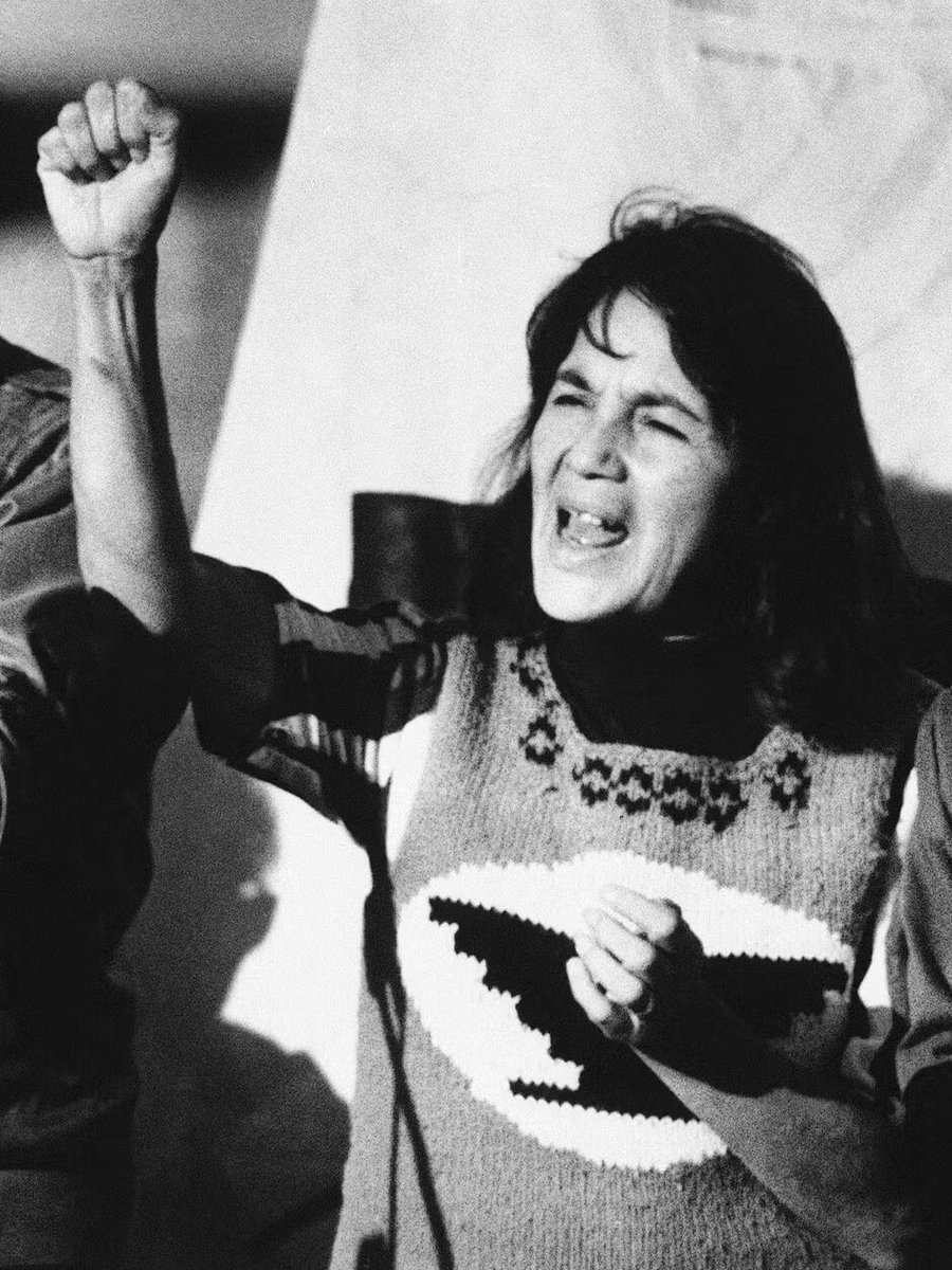 Vegalteno's tweet photo. She taught us to say, “Sí, se puede.” Then she spent a lifetime making it true. Gracias, @DoloresHuerta . Rest in power. https://t.co/qGWTOLQyTZ