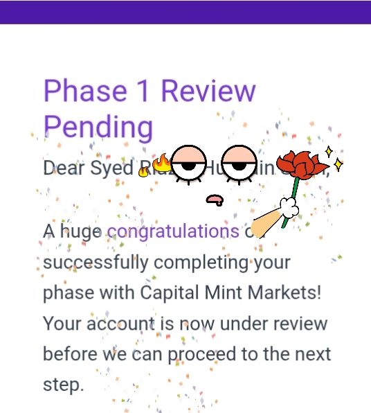 ChartArchitect1's tweet photo. Congratulations on completing the One-Step challenge! 🎉 Best wishes for the live account and future payouts. 💯🤝 https://t.co/PvfjME7cRk