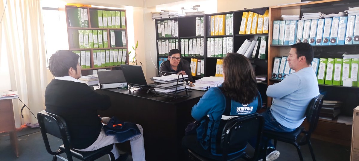 CENEPRED's tweet photo. 📍Apurímac I  El #Cenepred brindó orientación técnica a los gobiernos locales de la provincia de #Grau y del distrito de #Progreso para fortalecer la implementación de la gestión prospectiva y correctiva de la Gestión del Riesgo de Desastres. https://t.co/q0cDudXQxm