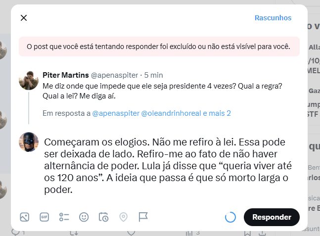 mariolimax77's tweet photo. @apenaspiter covarde. Perdeu no argumento e fugiu como um rato. https://t.co/QRiRukFT3r
