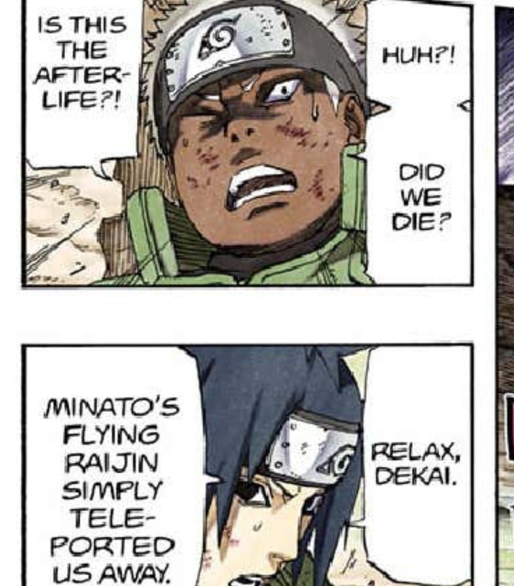 spiralrasengan's tweet photo. We finally got to see Minato's team in action &amp; yet we still don't know the other guy's name who was in the same class as Minato 😶 https://t.co/EKfr5ylJw5