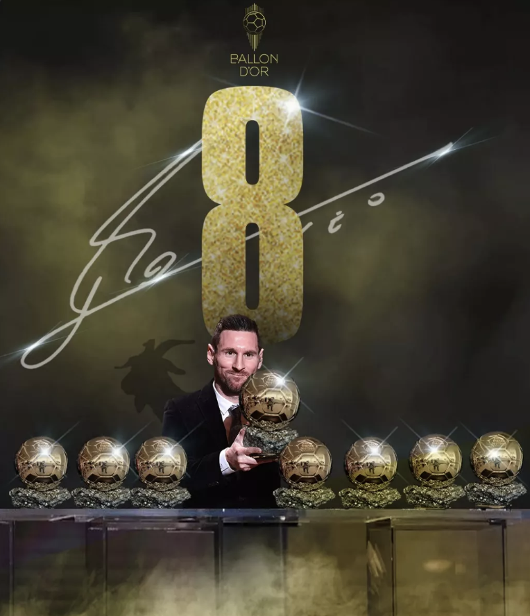 TouchlineX's tweet photo. 🚨 𝗖𝗥𝗔𝗭𝗬 𝗙𝗔𝗖𝗧: Despite winning the Ballon d'Or 8 times, Lionel Messi did NOT get voted as the Best Ballon d'Or winner of all time.

Instead, Cristiano Ronaldo did! 💫🇵🇹 https://t.co/T52RFFPJ62