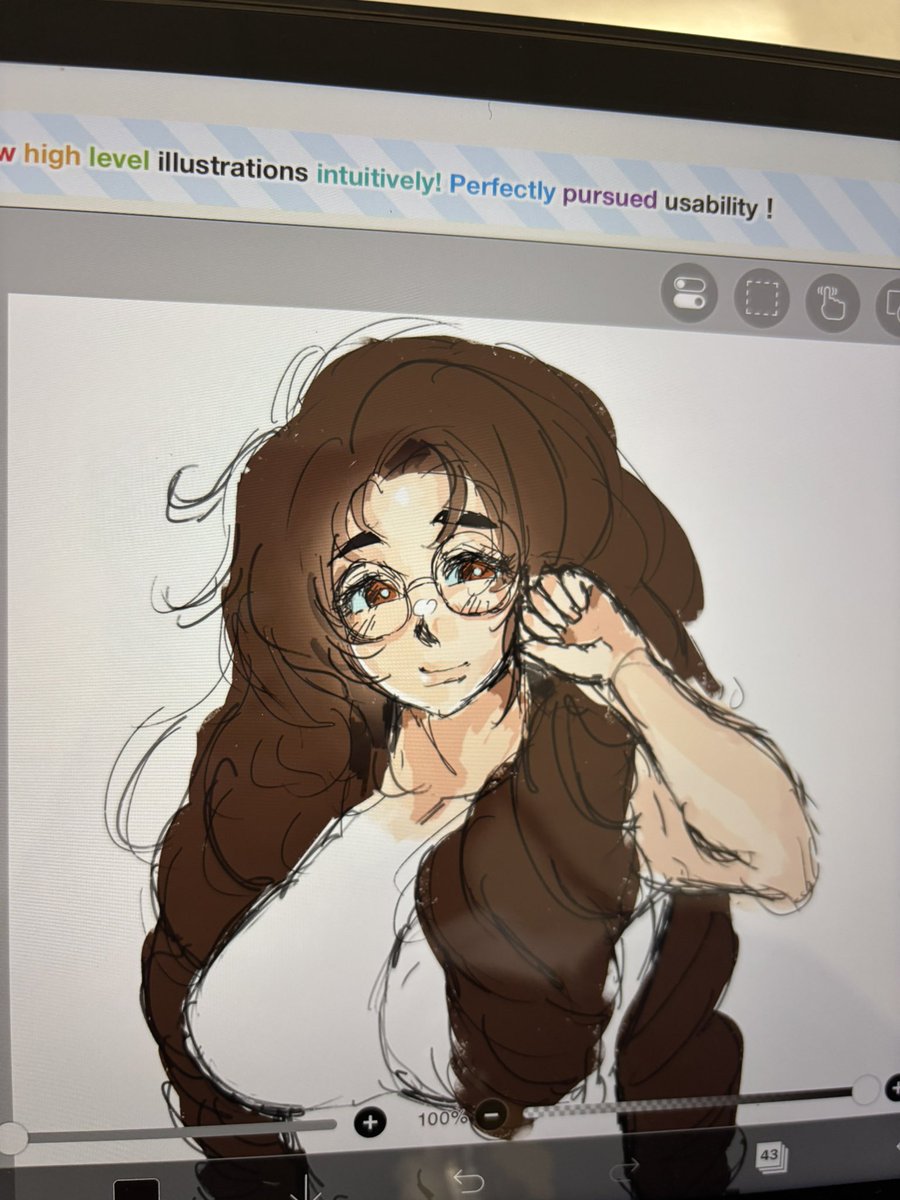 goodnightness's tweet photo. i promise shes not naked i havent drawn her clothes yet ok yes👍👍👍👍 https://t.co/ppc3aNwI5Q