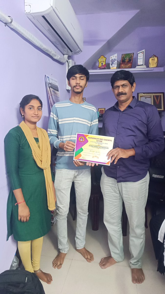 kanchiezhiilan's tweet photo. காஞ்சி எழிலன்

தினசரி வகுப்புகள்

#computer #Tally #MS office  free coaching
" THAMIZHAGAM "  Free coaching centre
390 , 559 Gandhi road  Kanchipuram
9894222459

#கம்ப்யூட்டர் #டாலி இலவச பயிற்சி 
தமிழகம் இலவச பயிற்சி மையம்
390  559 காந்தி ரோடு காஞ்சிபுரம்
9894222459 https://t.co/I6trM217WT