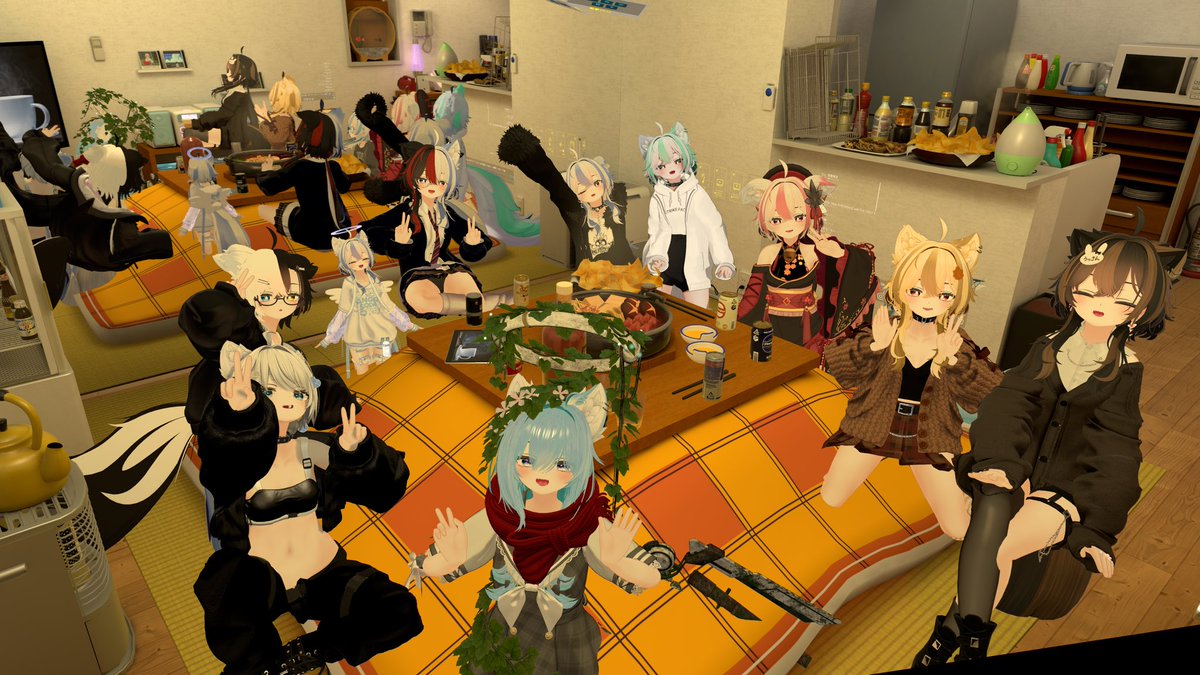 Honanan__vr's tweet photo. 今日は集会でもないのに、シロアフレンズ
が最大22名集まりましてww
とても良い集合写真が取れました!
また色んな方のシロアちゃんを見たり、
仲良くなったりで、とても癒されました。
(   ◜௰◝    )
 #Shiroa3D https://t.co/b322LpsPm4