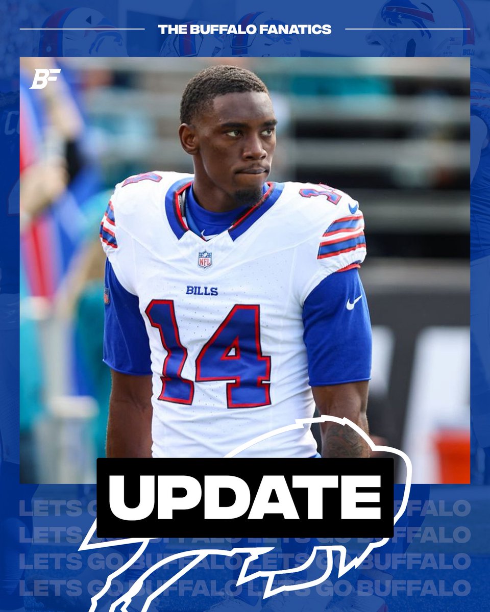 BfloFanatics's tweet photo. The Bills are activating WR Tyrell Shavers today. He’s back.

#BillsMafia https://t.co/hmoXStpEOw