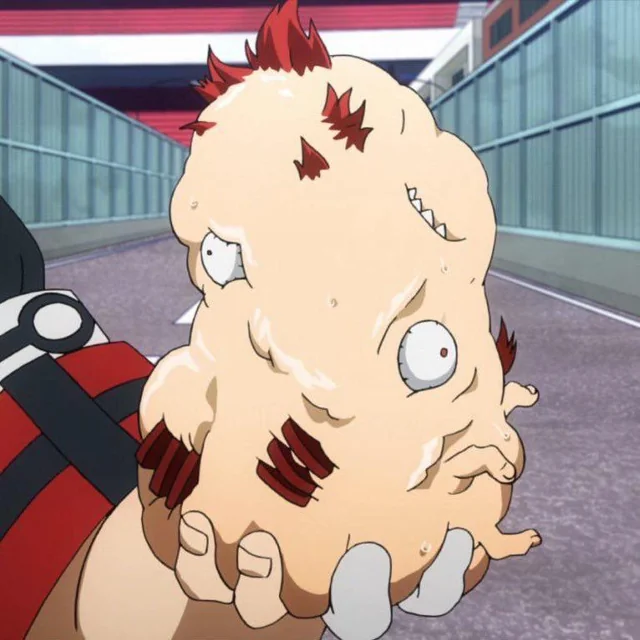 StraightOofin's tweet photo. I hope whoever stole my package was also planning on being Kirishima blob for Halloween https://t.co/50iw6lfoth