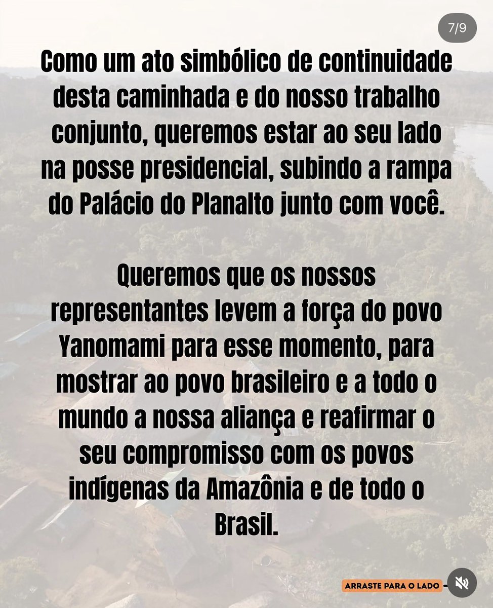 nidewana's tweet photo. CARTA DO POVO YANOMAMI AO PRESIDENTE REELEITO @LulaOficial E AO POVO BRASILEIRO 🏹🌿

+ https://t.co/75FiSTDMpT