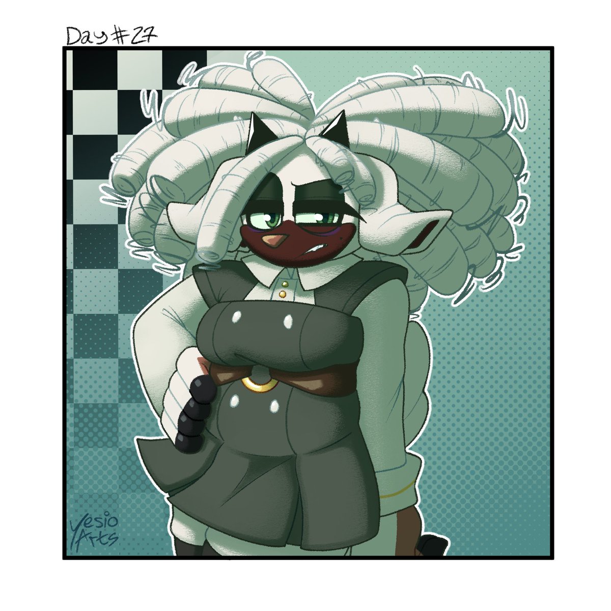 YesioArts's tweet photo. LanOctober Day 27 !!
Focused on the hair more than I did the pose, oops

Prompts by Unknownspy / Inkhandprint
#LanolinTheSheep #LanOctober #SonicFanart https://t.co/lmXlW2IjZF