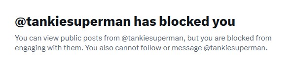 WarHamster40000's tweet photo. Aww, poor little commie retard couldn't handle being called out for their absolutely insane lies and ran away crying.

I accept your surrender. Not that I had any doubt who'd come out on top, considering you're an imbecile defending the indefensible. https://t.co/zoEd40y84V