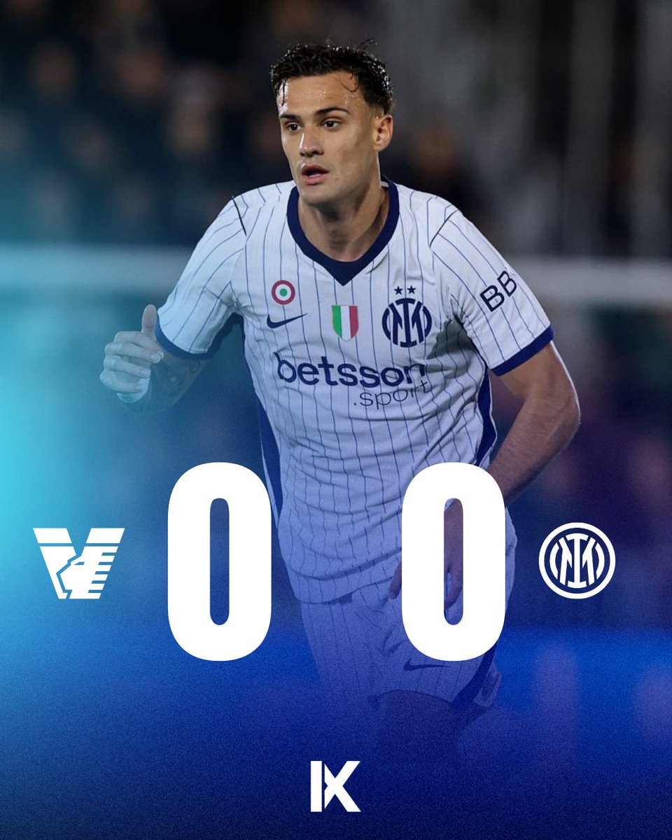 Inter_Xtra's tweet photo. ⚫️🔵 HT: Venezia 0-0 #Inter 

Goalless at the break. What needs to change in the second half, Interisti? ⬇️ https://t.co/s4KpWiZIEd