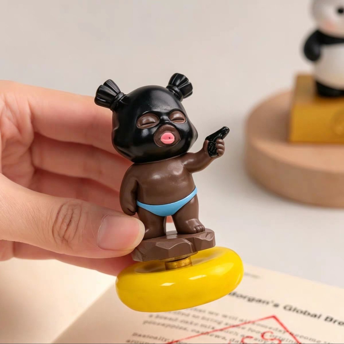 CEOBoo's tweet photo. This is the toy op is refering to and ofc they had to make the black BABIES dressed in criminal attire 🙃 so this backlash towards mbappe is not surprising at all. https://t.co/zIScjYBnwS