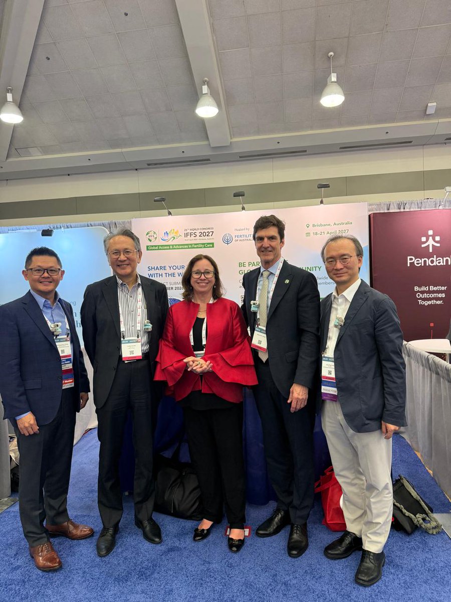 iffsfertility's tweet photo. Global meets Asia Pacific at #ASRM2026 🌏

IFFS sat down with ASPIRE in Baltimore. 

Next stop: our 26th World Congress in Brisbane, 18–21 April 2027.

⏳ Abstracts close Friday 30 Oct

🔗: https://t.co/hoM9FZY2Xw

@ASRM_org 

#IFFS2027 #ASPIRE #FertilityCare #Healthcare https://t.co/Uk1mrtslEB