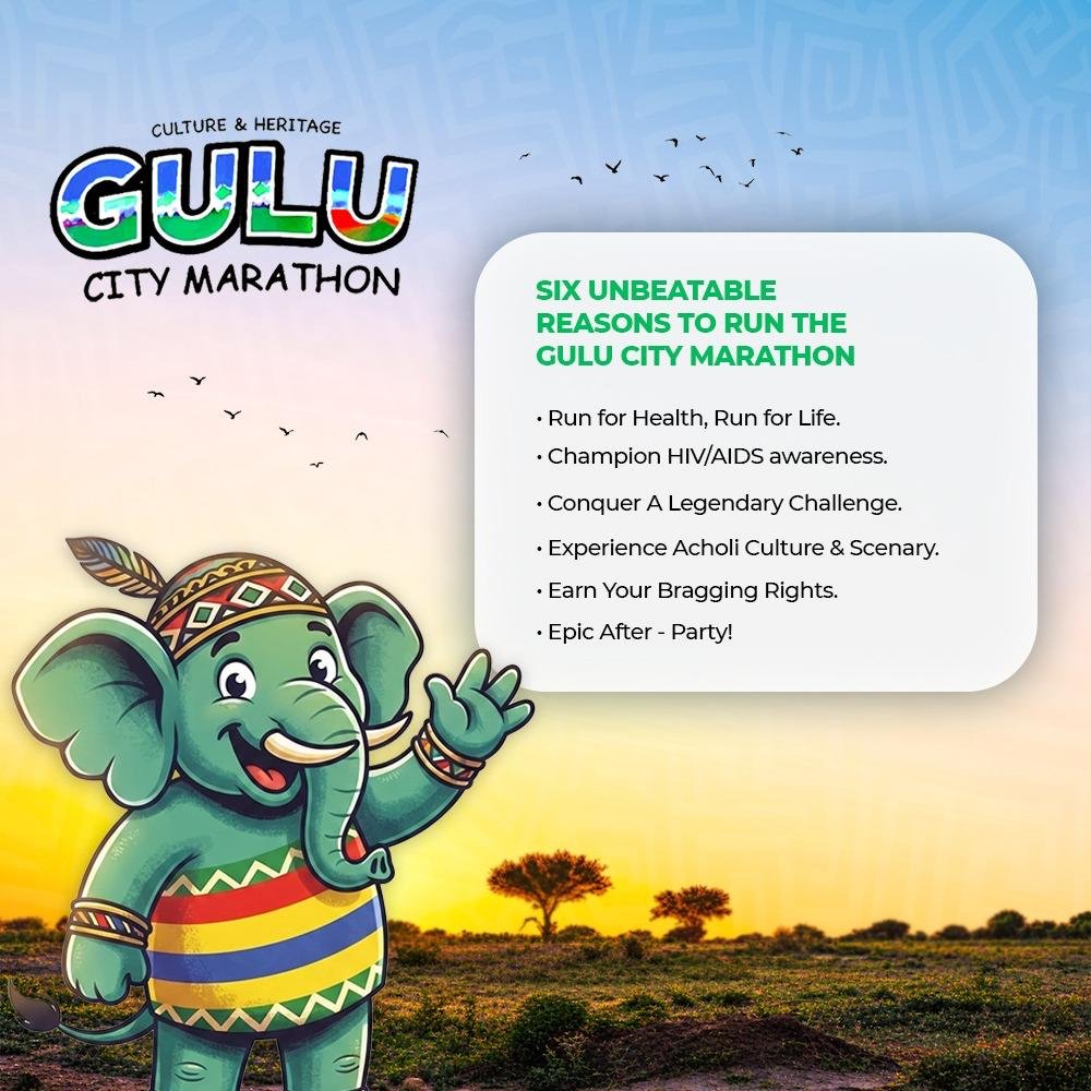 TheGuluMarathon's tweet photo. This year we are running the GULU City marathon to raise HIV & AIDS Awareness.

What's your reason to run?
For health?
For glory?
For culture? 

Gulu is ready for you😁
Are you ready for Gulu?
Slots are moving fast.

Secure your kit today at only Ugx 60k 
Visit https://t.co/sc6hjB1NGw

#GuluCityMarathon26