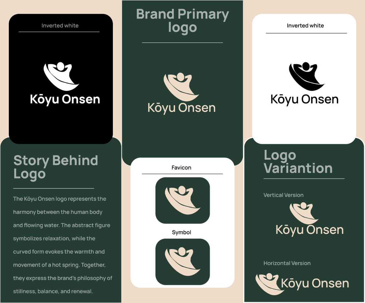 Diamonddigits1's tweet photo. Introducing Kōyu Onsen— a modern Japanese spa brand inspired by stillness, balance, and renewal.
Created for the Briefcorp design challenge.
#bckoyuonsen #briefcorp #DiamondDigits #diamondoluwaseunibukun https://t.co/OXVETlVEU6
