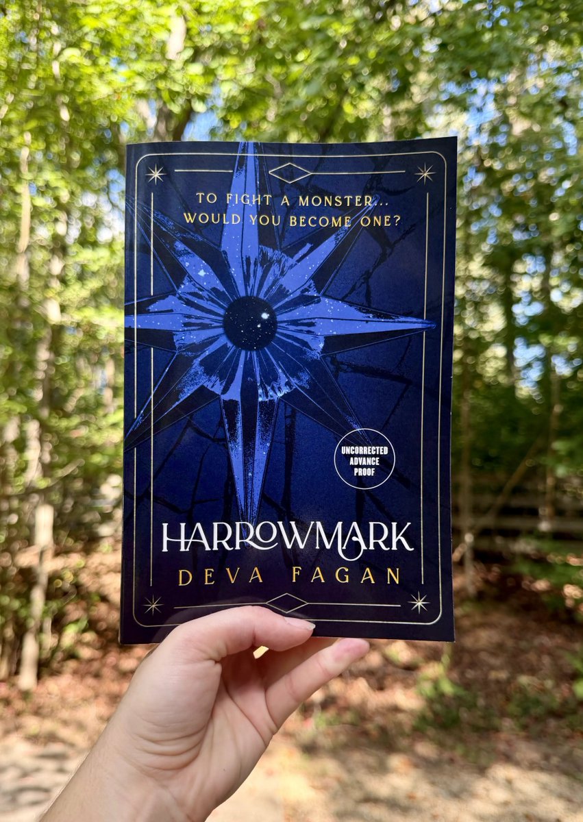 dawbooks's tweet photo. The Harrowmark galleys are spectacular ✨ Set in a world steeped in magic and on the verge of destruction, this fantasy follows a princess, a scholar, and a runaway mage who must find the strength to confront the monsters without and within.

Preorder: https://t.co/EPuT1BppSi https://t.co/FLY2or1EoO