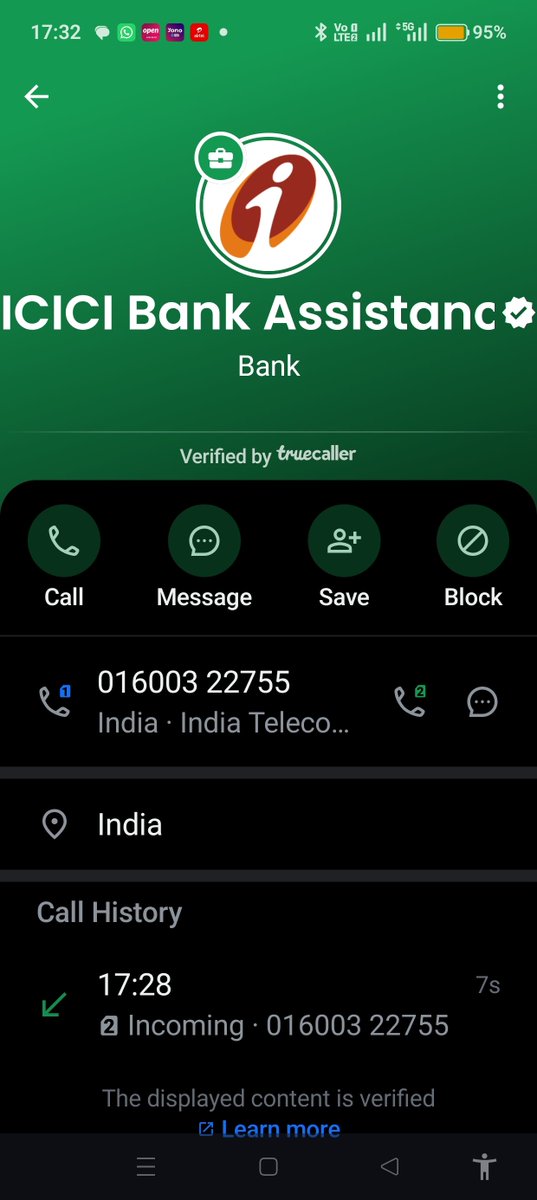 TLankeshwar's tweet photo. 🚨 @ICICIBank @ICICIBank_Care – क्रेडिट कार्ड XX3006
...!!आज 28/10/26 को शाम 5:28 पर 016003 22755 ("ICICI Bank Assistance") से कॉल आया, आवाज़ नहीं आई तो मैंने काट दिया। 5:30 पर एक महिला ने अपने निजी मोबाइल 091369 11605 से फोन करके मुझसे अभद्र व्यवहार किया।
❓ निजी मोबाइल से कॉल करने की इजाज़त किसने दी?
❓ यह एजेंट कौन है, नाम, ID, DRA लाइसेंस, एजेंसी का नाम और पता क्या है?
❓ मेरा डेटा इस तक कैसे पहुँचा?
❓ मुझे एजेंसी को केस देने की कोई लिखित सूचना क्यों नहीं मिली?
मैं कैंसर पेशेंट हूँ। यह Article 21 (गरिमा से जीने का अधिकार) का उल्लंघन है। Prakash Kaur (2007) और Shanti Devi Sharma (2008) में सुप्रीम कोर्ट ने कहा है कि एजेंट के कृत्य के लिए बैंक ज़िम्मेदार है।
मेरी माँग: एजेंट की पूरी जानकारी, जाँच और कार्रवाई, सिर्फ लिखित संवाद। 7 कार्य-दिवस में जवाब न मिला तो RBI Ombudsman, NHRC, Cyber Crime (1930), Mumbai Police और कोर्ट जाऊँगा। मेल RBI को CC कर दिया है।
@RBIsays @RBI @PMOIndia @India_NHRC @CPMumbaiPolice @MumbaiPolice @FinMinIndia @TRAI @DoT_India @jagograhakjago @ConsumerHelpline @saynotoloans @Yousuf_Haldar @AarifKhan18170 @dr_sharma77057 @Sohanbhai111 @Settlementguruu @KKV_loanjustice @Advnarendrajosh @suchetadalal @ndtv @IndiaTVNews @aajtak
#RecoveryAgentHarassment #LoanFreeIndia #ICICIBank #viralnews #realnews