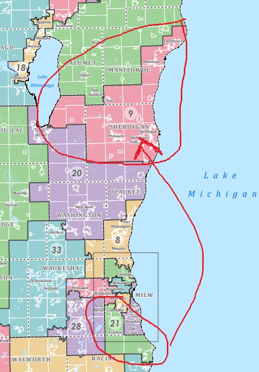 JasonCalvi's tweet photo. NEW: GOP pulling broadcast $ out of swing district &amp; putting into a GOP stronghold, sources tell me.

-Removing $ from 21th Wisconsin Senate district, held by GOP. In 2024, VP Harris won it by +1.3. 

-Adding $ to the 9th. In 2024, Pres. Trump won it by +15. https://t.co/jmiWYElprZ