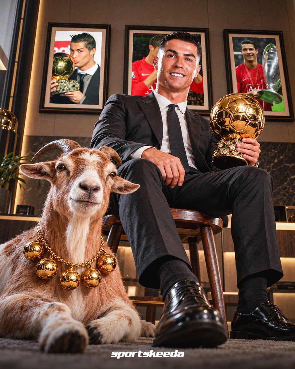 CRonaldoNews's tweet photo. The GOAT 🐐 https://t.co/T4FWoBc5gm