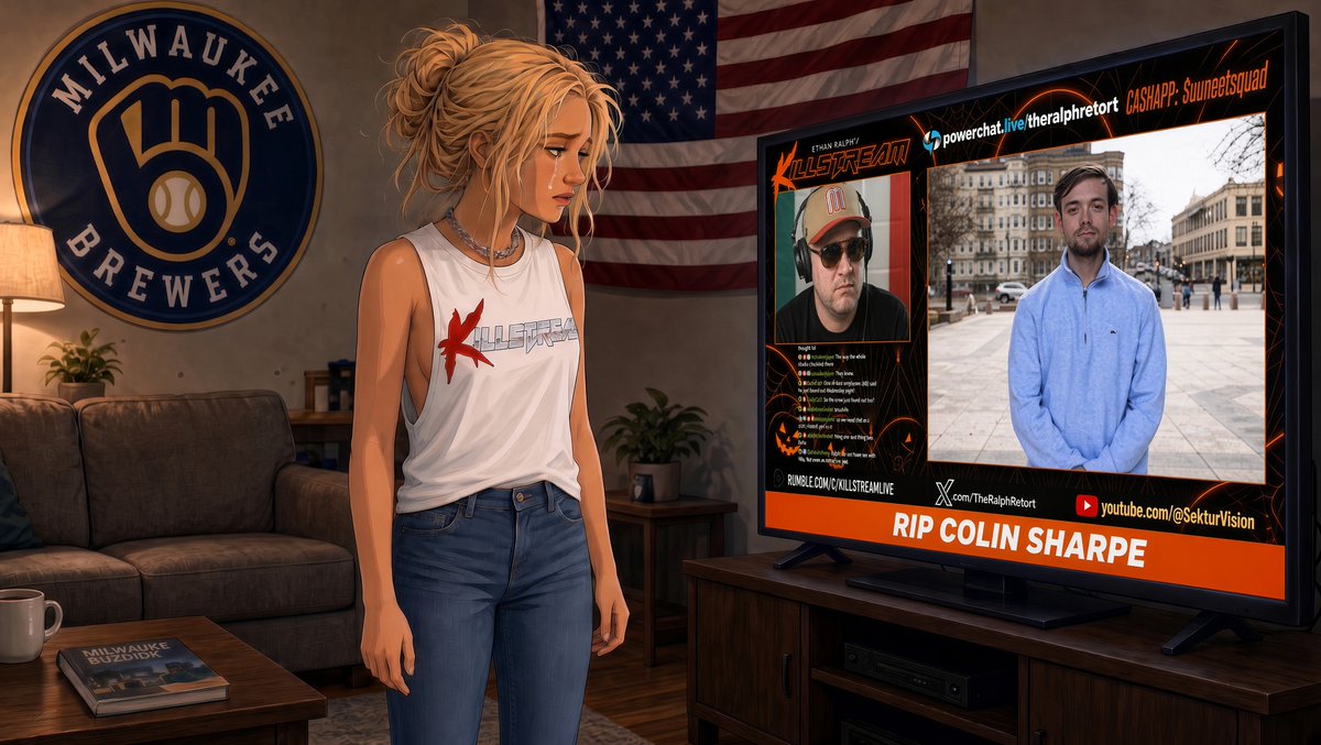 KillstreamLive's tweet photo. KILLSTREAM: Sickos Celebrate Colin Sharpe Tragedy, Bibi Jews Israel?, JLaw Goes Jacko, + Election!

LIVE TODAY at 3.30PM EST on RUMBLE!!

LINK:
https://t.co/wwCiDPqDot https://t.co/8NJBSW8VJ9