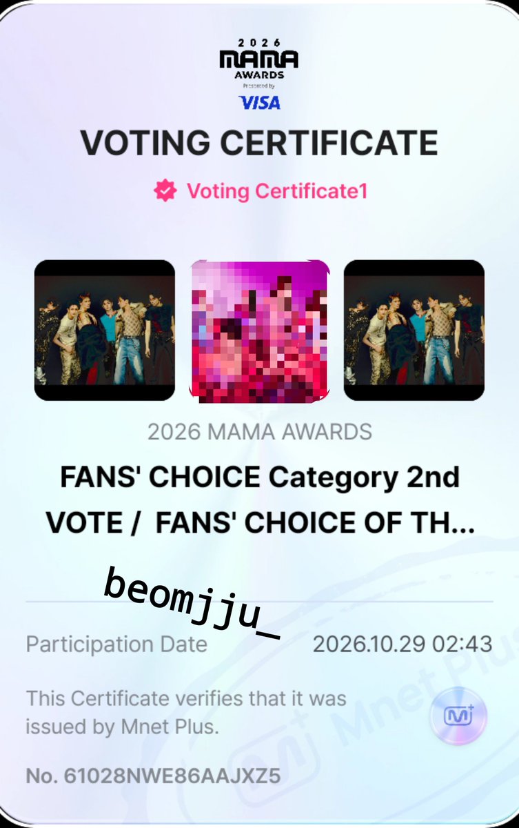 beomjju_'s tweet photo. I vote #ENHYPEN for #2026MAMAVOTE https://t.co/nC2OMEb6uJ