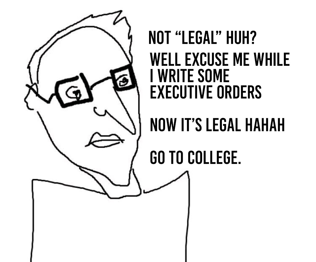 BroadcastAutist's tweet photo. @SaltyCracker9 Literally every liberal policy. https://t.co/Ncic66uJao