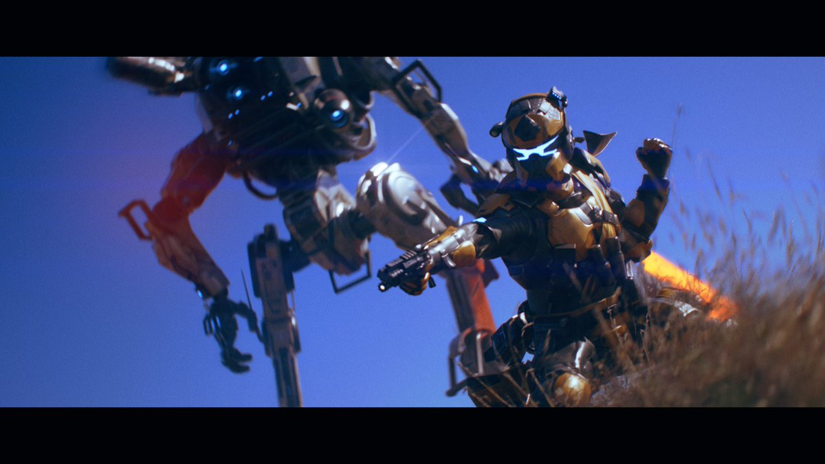 SnekySalad's tweet photo. 10th anniversary #Titanfall2 https://t.co/3oURN8RT5a