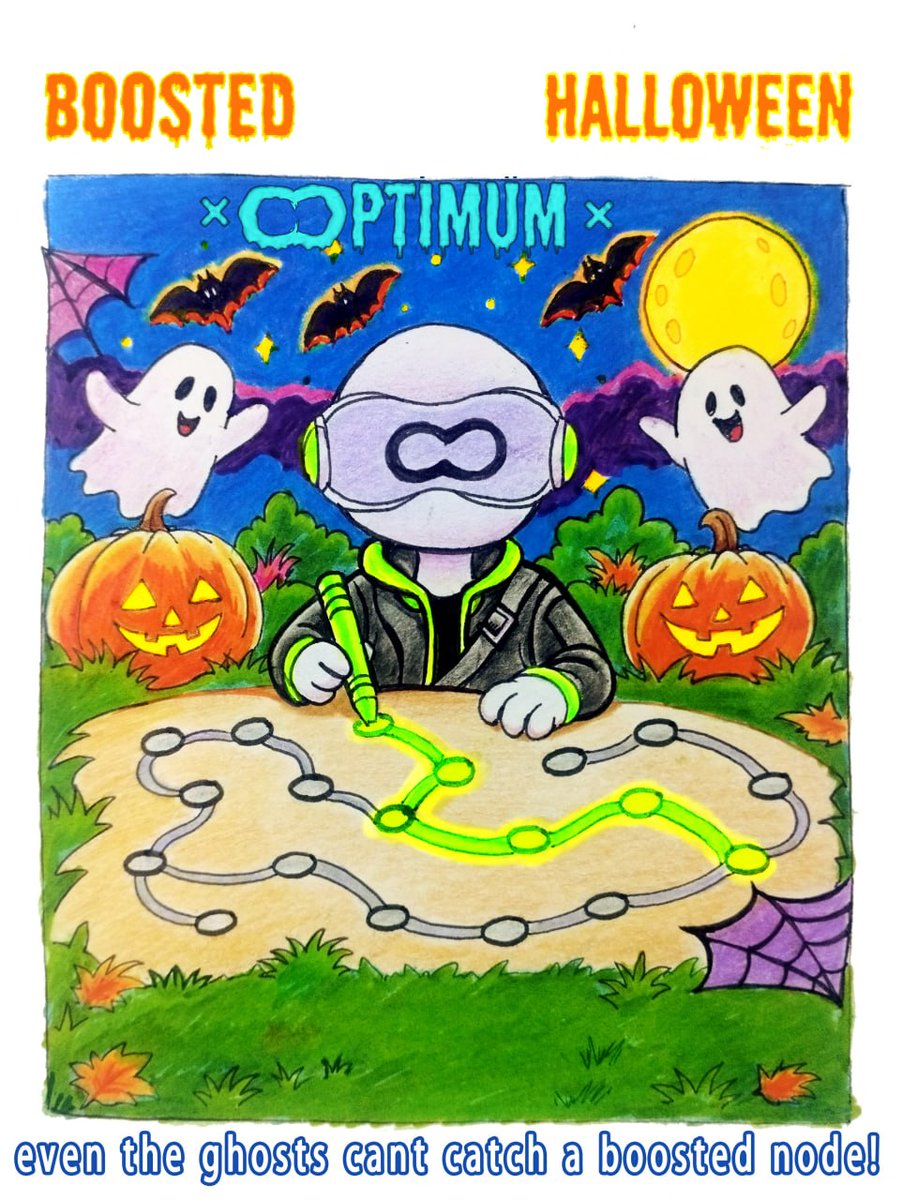 nozararcul's tweet photo. even the ghosts cant catch a boosted node, the fast lane is the only one in color @get_optimum #BoostedMeme https://t.co/s0Js4I5Dcl