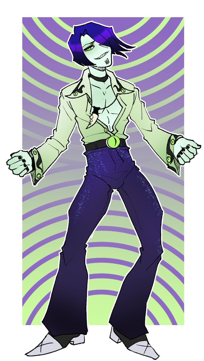 AwfulAffection's tweet photo. @limpbizkitjapan @limpbizkit @freddurst Saw this, decided to draw the male version of my character dancing to it. The hip work was entrancing. https://t.co/TLDav5oEpD