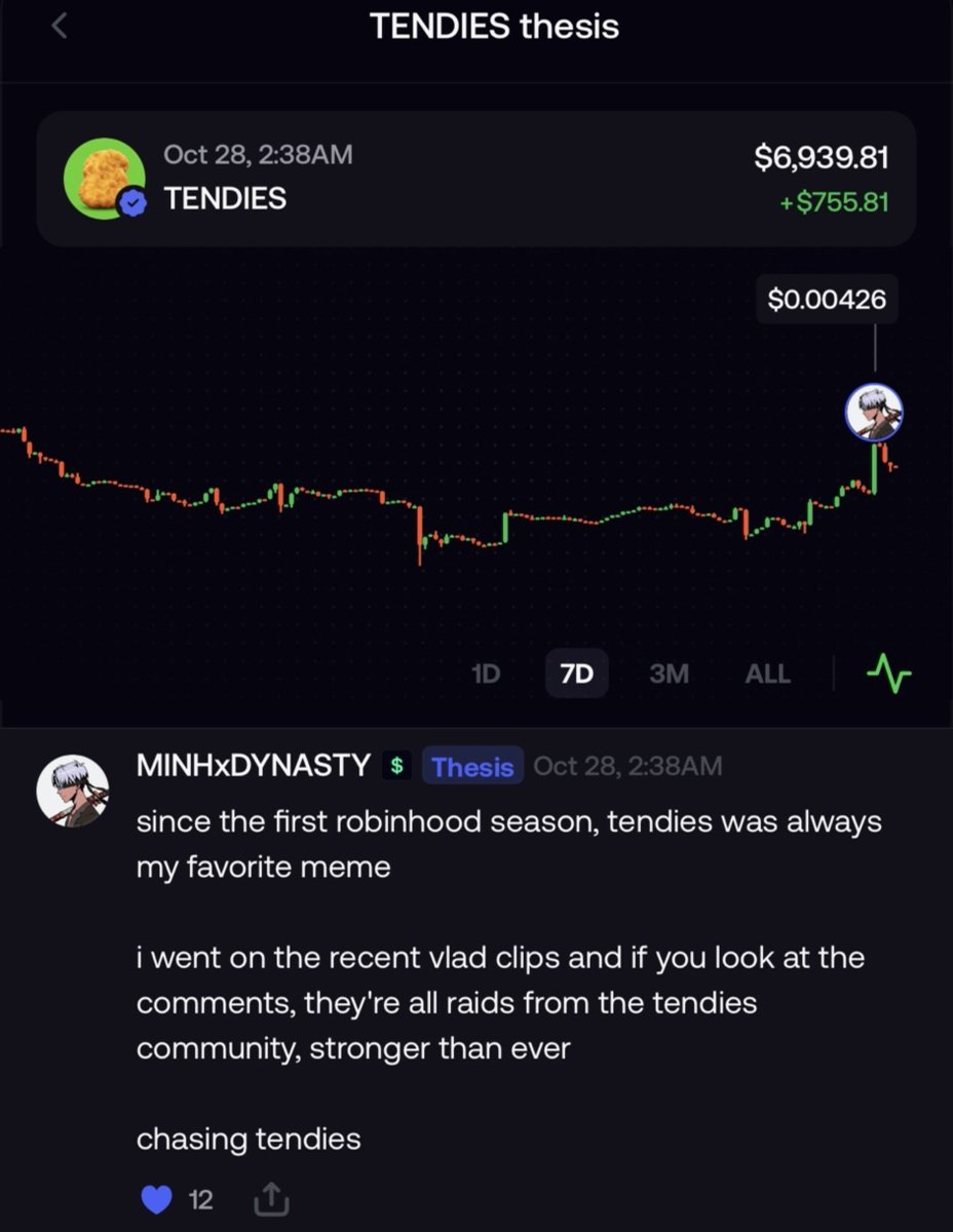 truAPEsol's tweet photo. wen @MINHxDYNASTY drops a life-changing thesis at 2am

You fucking read it and ape

This one is obvious, the tendies community is easily the most active and passionate in the RH eco

I really wouldn't fade https://t.co/vdu64LqstD