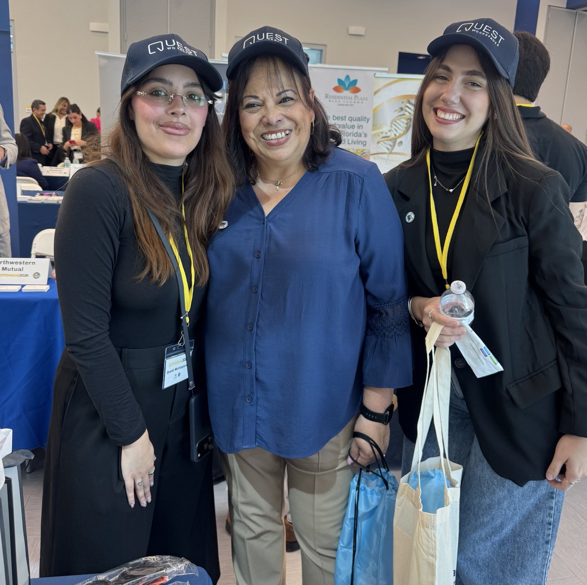 Questworkspaces's tweet photo. Great afternoon at ExpoMiami2026! Our Doral team, led by Regional Manager Ratzel Camargo, connected with South Florida’s business community at Doral Central Park. Thanks to @DoralChamber and @CityofDoral for a great event! https://t.co/zax8z4twGc