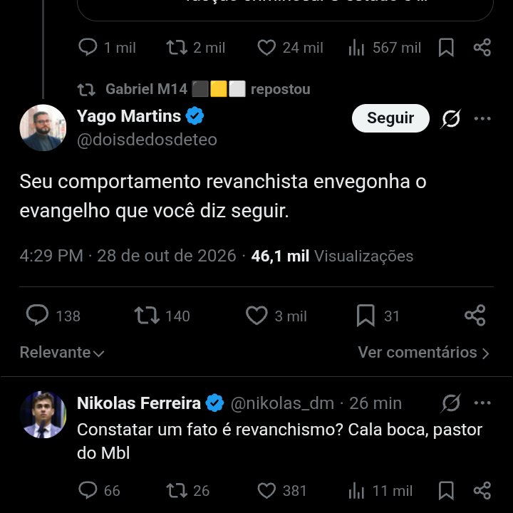 GolbertoLz's tweet photo. O Nikolas do nada chamando o cara de MBL kkkkkkkkkkkkkkkkkkkkk https://t.co/62uFkzECPD
