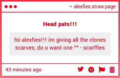 _Alexfies_'s tweet photo. Oh!.... Thank you for the scarf.. Very nice and warm ૮₍´｡ᵔ ꈊ ᵔ｡`₎ა https://t.co/nYZc3hC2SP