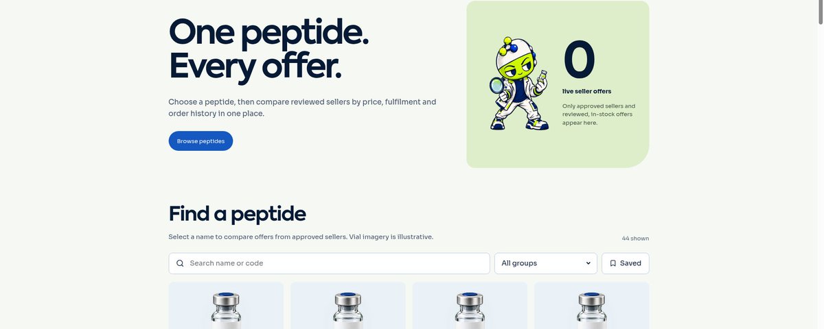 HHS just opened a door for 6 peptides, and the peptide space is paying attention