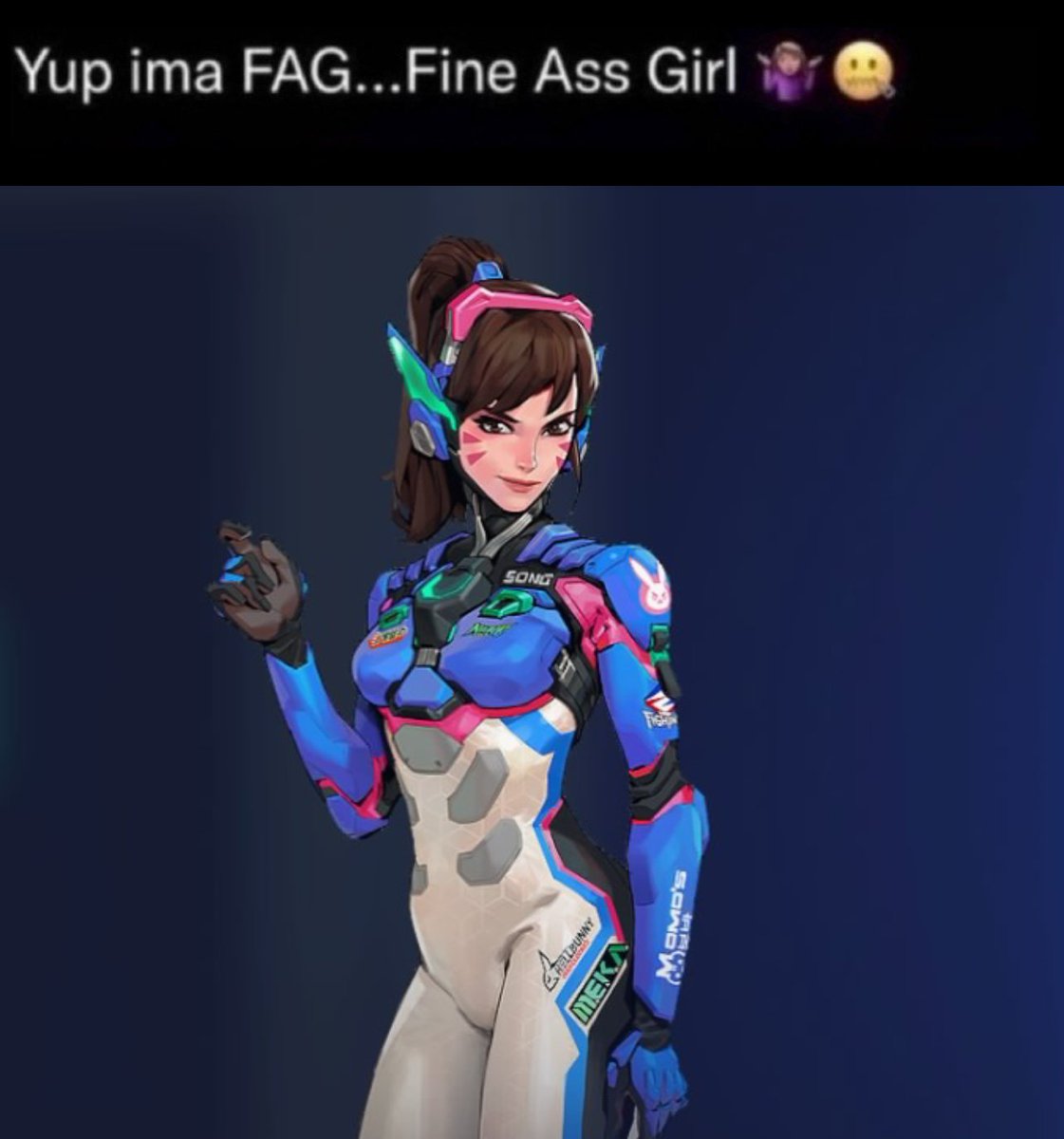achilleshater's tweet photo. dva overwatch https://t.co/EAItRcJqSr