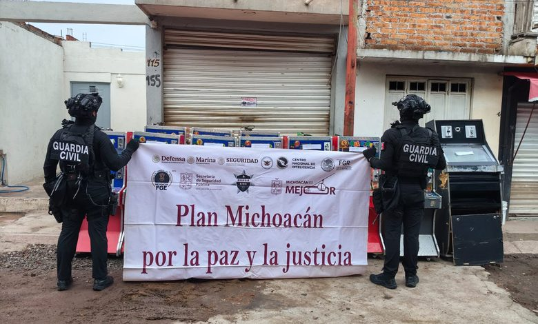 michangoonga's tweet photo. #Michoacán 🚨🎰 Revientan Red De Financiamiento Criminal Con Decomiso De 97 Máquinas Tragamonedas En La Piedad

Se frenan ingresos potenciales de hasta un millón 164 mil pesos mensuales para el crimen organizado 👇

https://t.co/lRVOQNzoBY https://t.co/B9FOx8wGRy