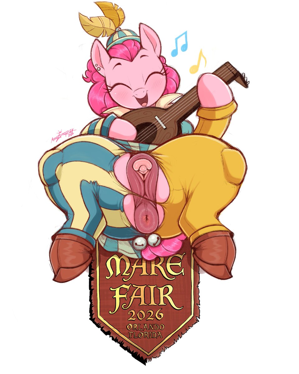 Aer0Zer0Ri2k's tweet photo. Just realized I never posted the Standee Art I did for MareFair lol https://t.co/n1TFipa297