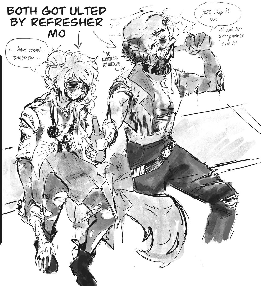 cheemse01's tweet photo. i love the idea of role model older sister silver for graves except shes a terrible role model lol

anyway pt 2 of the refresher mo series https://t.co/xYhD9KgXTV