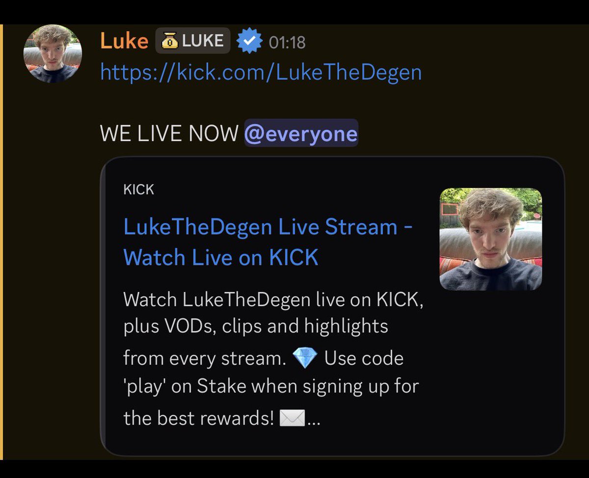 LukeDegenReport's tweet photo. @LukeTheDegen IS LIVE RIGHT NOW!

https://t.co/6LF0E2HqfR https://t.co/a9kCDS9kHU