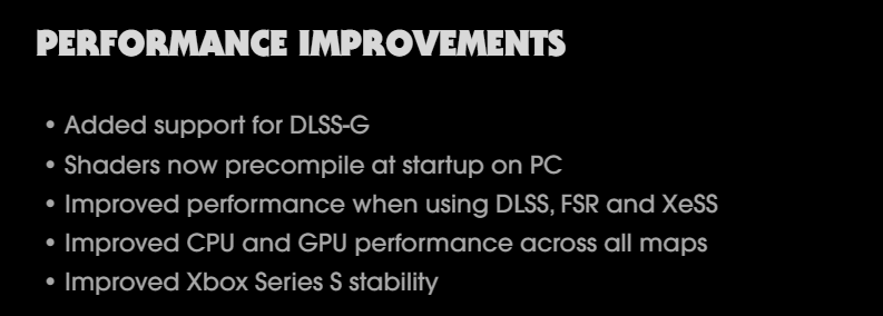 SecretsOfDyer's tweet photo. As of today, Hotfix 1.2.1 broke one of the big performance improvements from a previous update Quality of Life 1.1.0

Shaders are NO LONGER precompiling at a startup of the game on PC! They're meant to after every game update or/and GPU drivers update @IllFonic @HalloweenTVG https://t.co/esnADV4Vod
