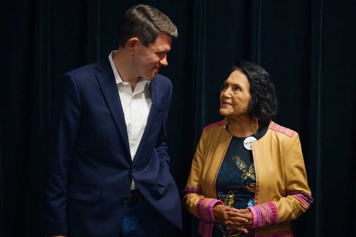 jamestalarico's tweet photo. Dolores Huerta was an American hero. 

We honor her legacy by serving our neighbors — by continuing her fight for working people.

Sí se puede, always. https://t.co/WcgiF9GGK0
