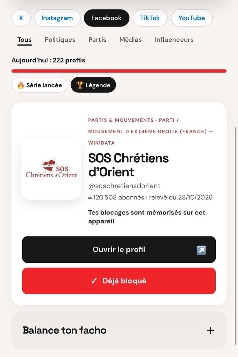 lechochretien's tweet photo. 🇫🇷✝️ 𝗙𝗟𝗔𝗦𝗛 — Le site onbloquelextremedroite, qui dresse la liste des comptes X, Instagram, Facebook et TikTok qu’il classe à l’« extrême droite », a INCLUS l’association SOS Chrétiens d’Orient, qui œuvre auprès des CHRÉTIENS PERSÉCUTÉS au Moyen-Orient. (@rroommann59) https://t.co/UTOKcD9Yah