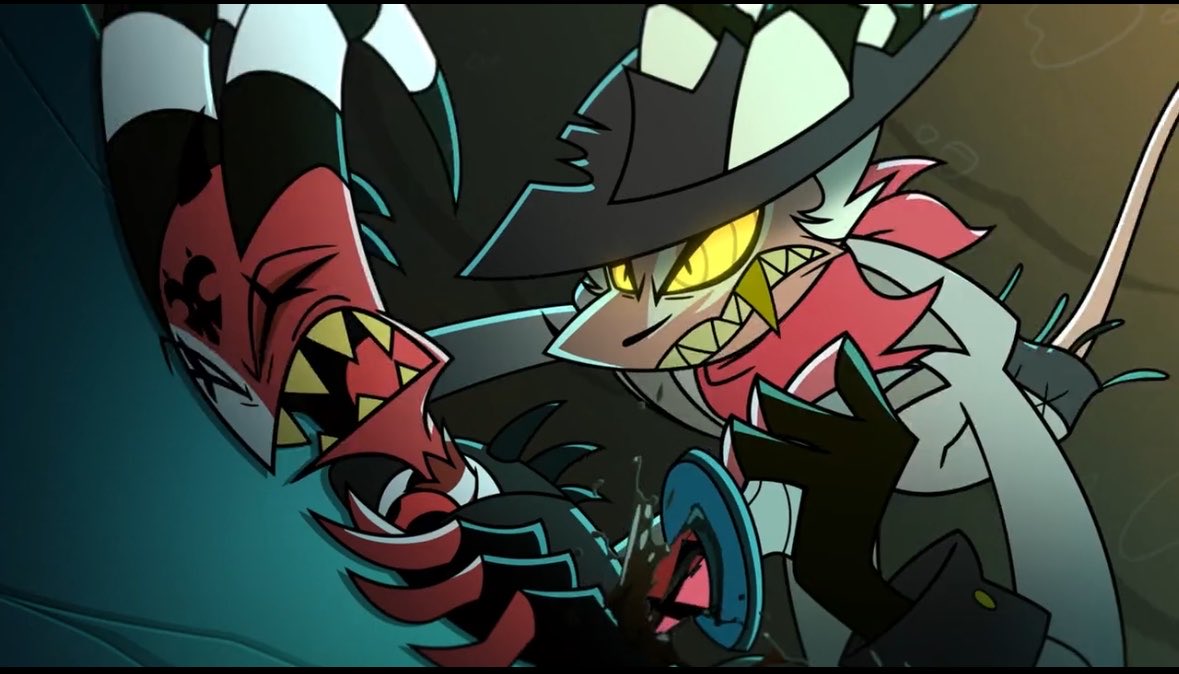 miytayfiytay0's tweet photo. What did they put in that striker and blitz fight scene
And was striker tying up blitz’s legs with his tail and stepping on his hands while whispering in his ear necessary https://t.co/CwwQaXarA1
