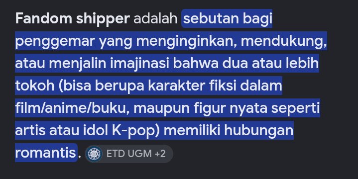 chhalant's tweet photo. @igustirstu “‘Fakta’ yang mereka buat sendiri.” my ass, emang dasarnya lu denial kalo lu lesbian fetishizer, logika aja fakta bikin sendiri but approved by Google. https://t.co/st7LtGch3e