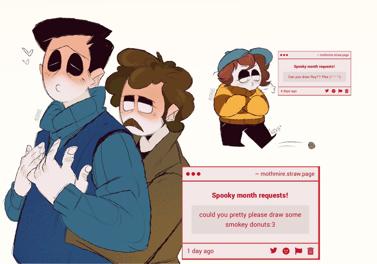 Mothmire's tweet photo. more requests done! 🌟 #spookymonth https://t.co/sxbFF3s33H